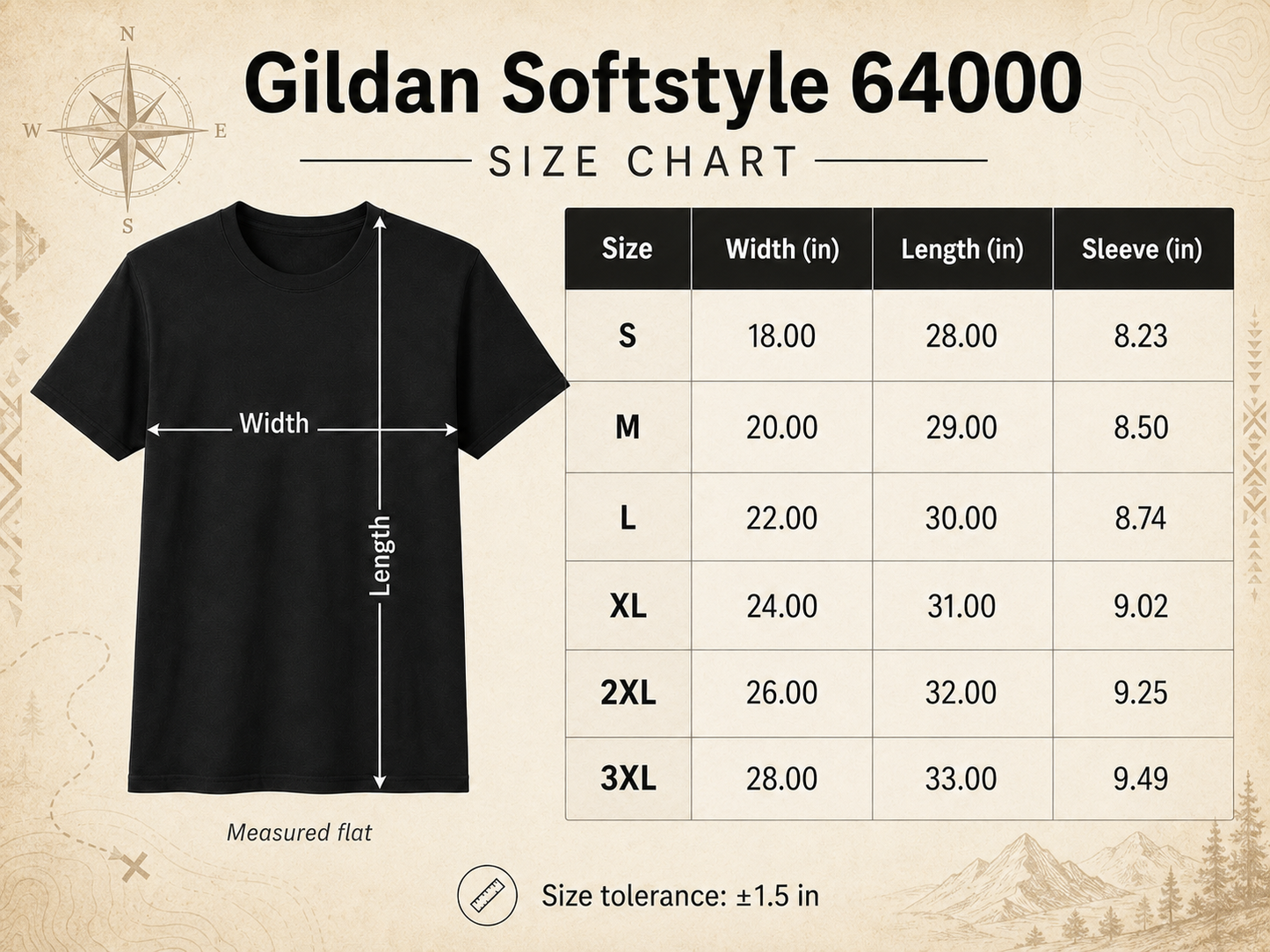 Cronotierra Compass T-Shirt — Explore • Discover • Connect