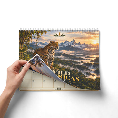 Wild Americas 2027 Wall Calendar – Wildlife & Nature Monthly Planner | CRONOTIERRA
