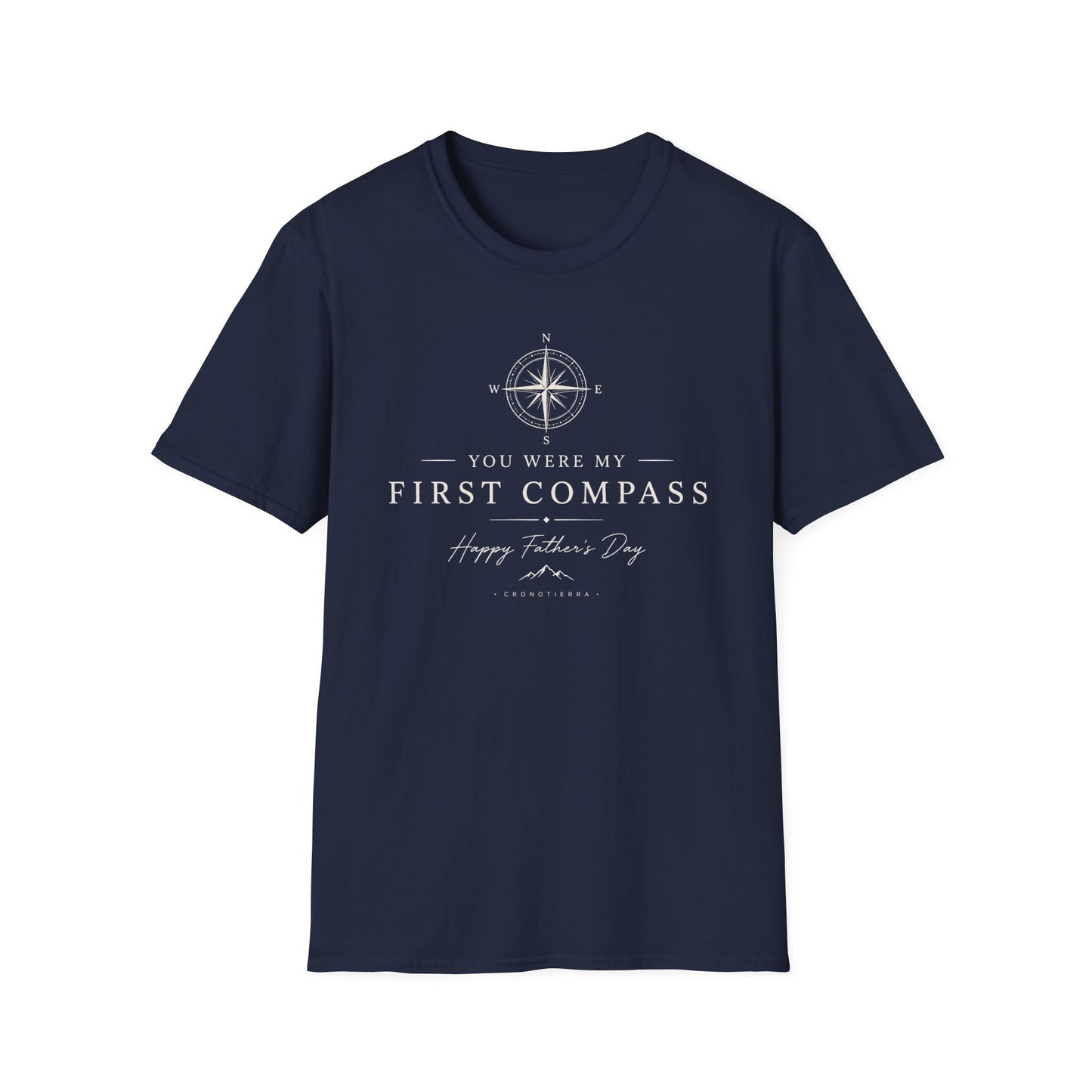 Cronotierra "You Were My First Compass" T-Shirt — Father's Day Gift Tee