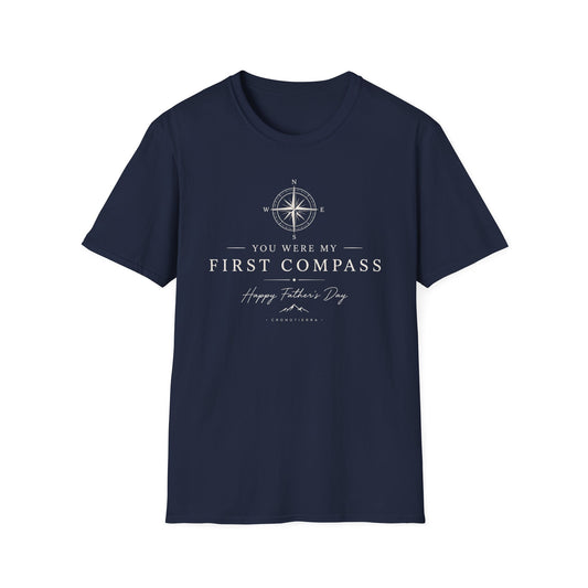 Cronotierra "You Were My First Compass" T-Shirt — Father's Day Gift Tee