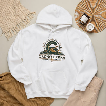 Cronotierra Adventure Hoodie – Unisex Heavy Blend Logo Sweatshirt