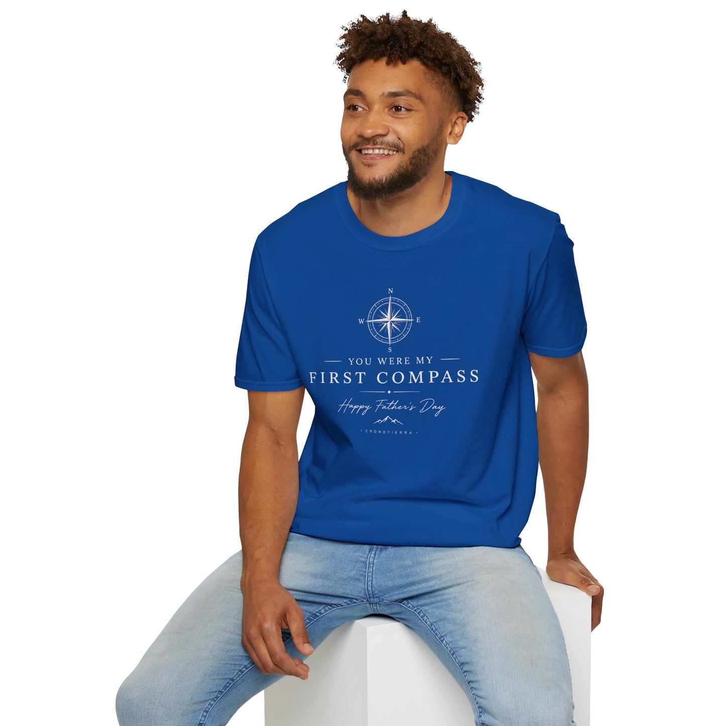 Cronotierra "You Were My First Compass" T-Shirt — Father's Day Gift Tee