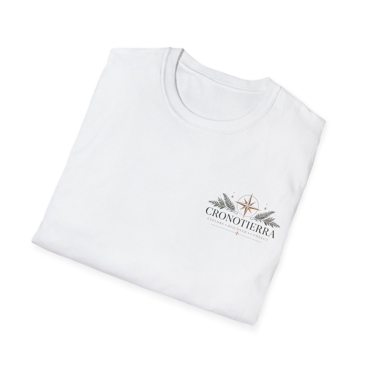 Cronotherapy Logo T‑Shirt — Minimal Sunrise Botanical Graphic Tee