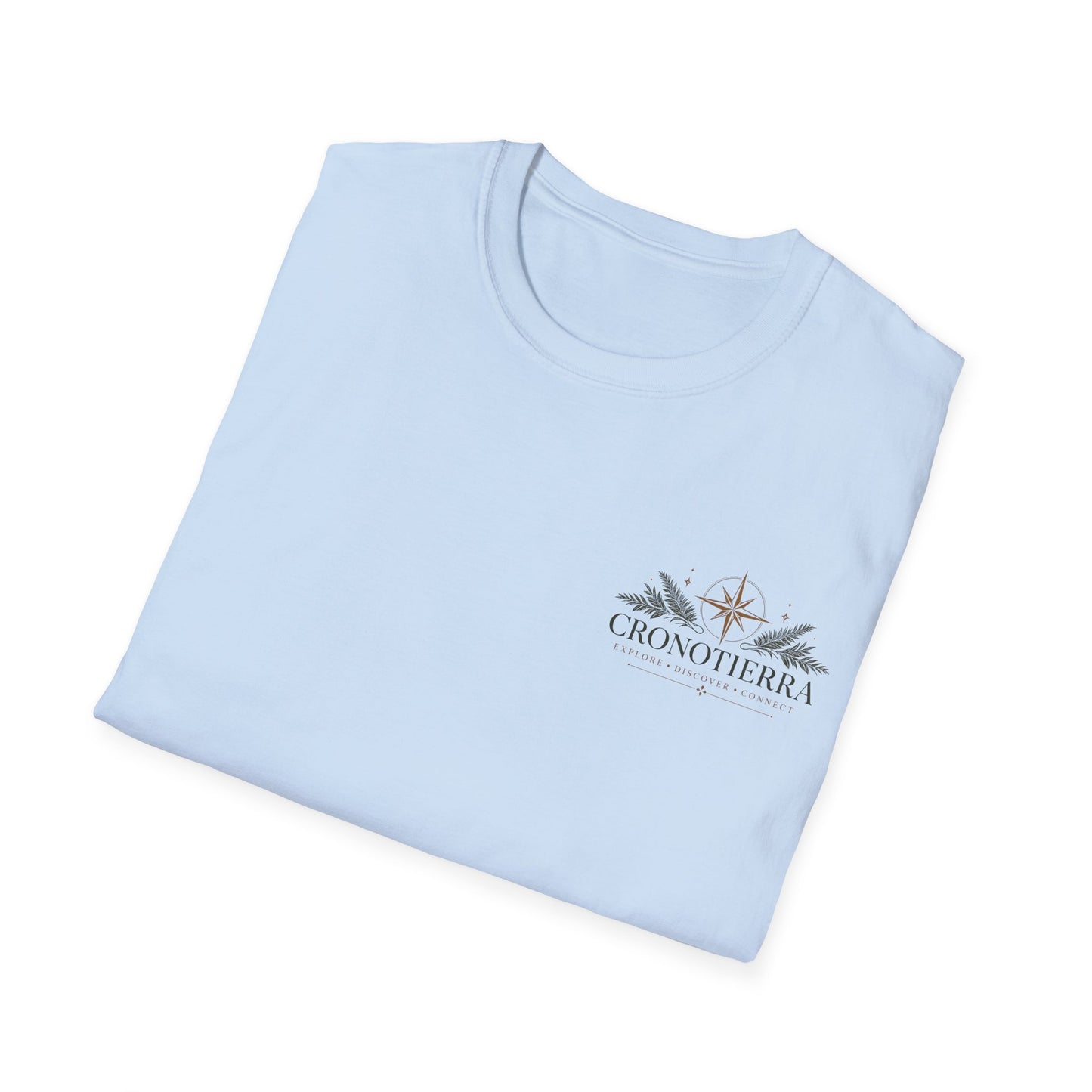 Cronotherapy Logo T‑Shirt — Minimal Sunrise Botanical Graphic Tee