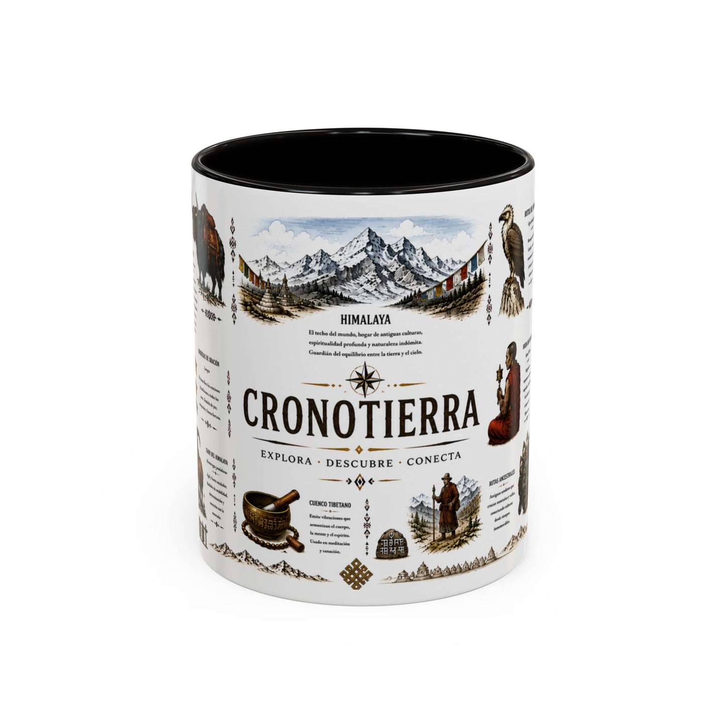Cronotierra Himalayan Mug | Mountains, Exploration & Adventure (11oz/15oz)