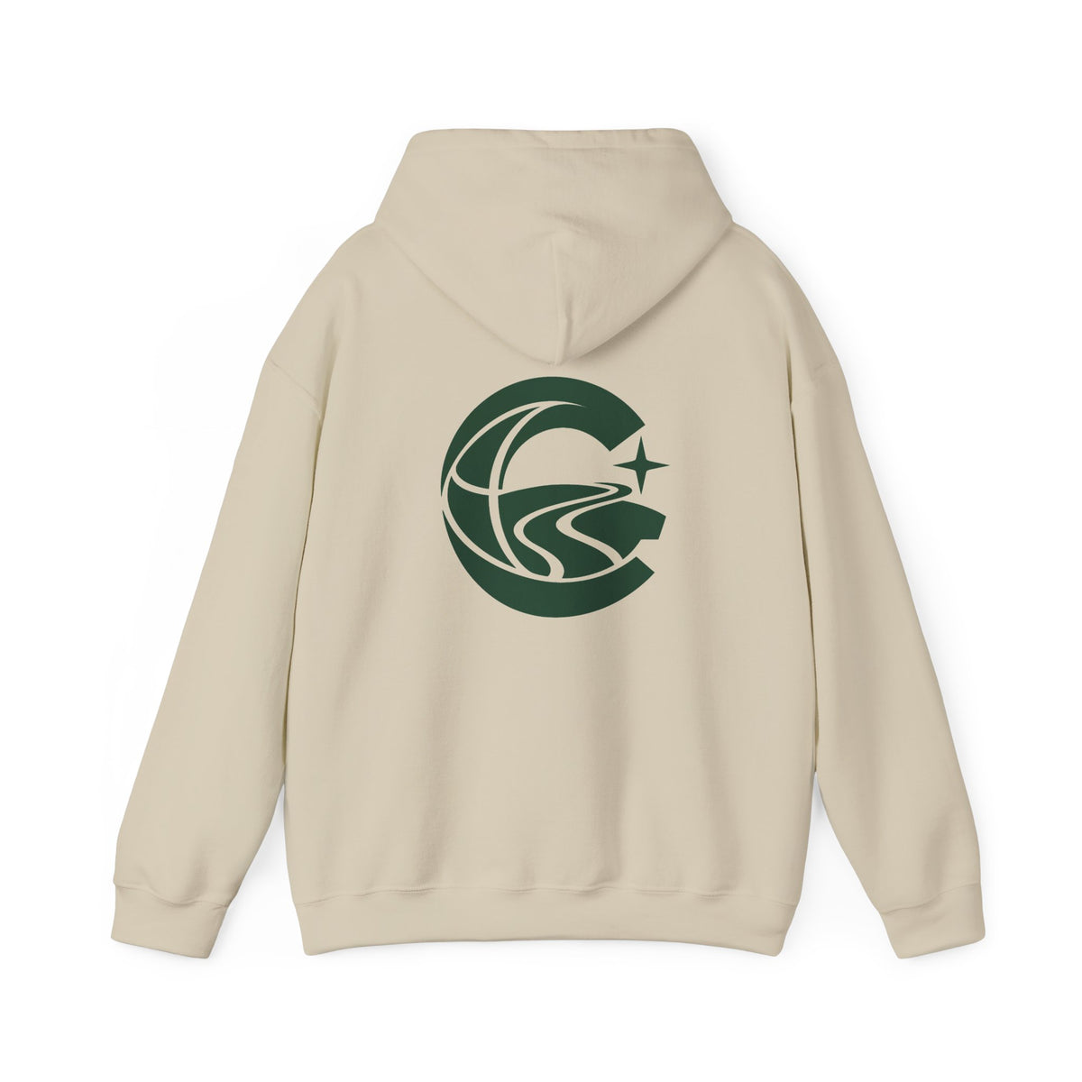 Sudadera con capucha gráfica Cronotierra Origin — Diseño inspirado en el legado