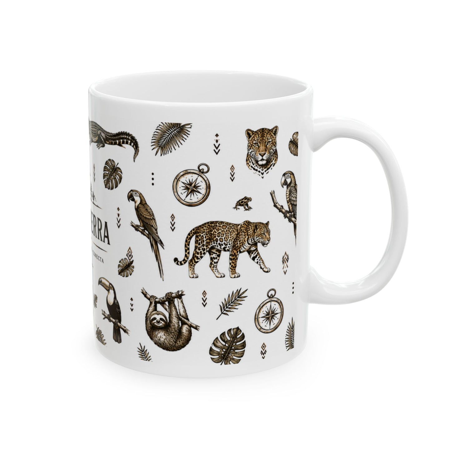 Cronotierra Jungle Heritage Mug | Wildlife, Nature & Exploration (11oz/15oz)