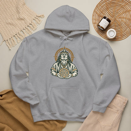 Sudadera con capucha gráfica Cronotierra Origin — Diseño inspirado en el legado