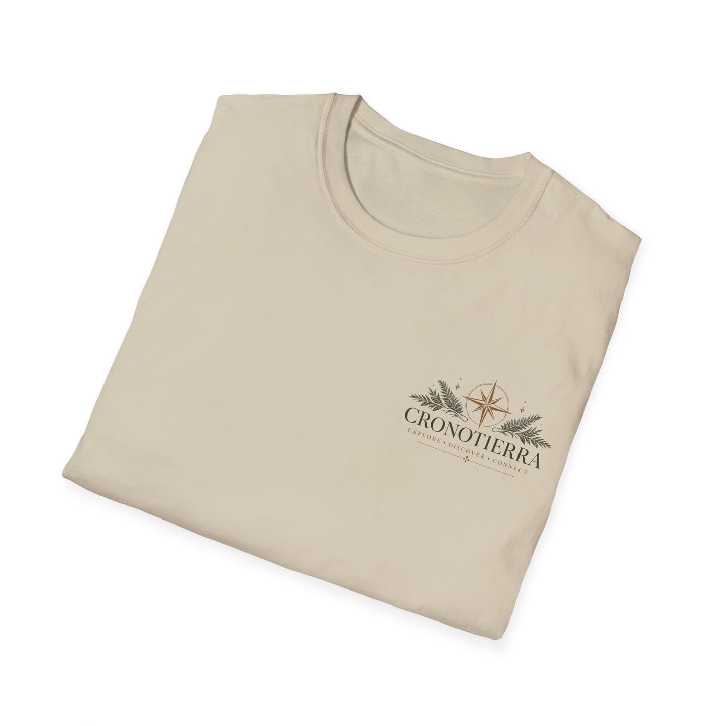 Cronotherapy Logo T‑Shirt — Minimal Sunrise Botanical Graphic Tee