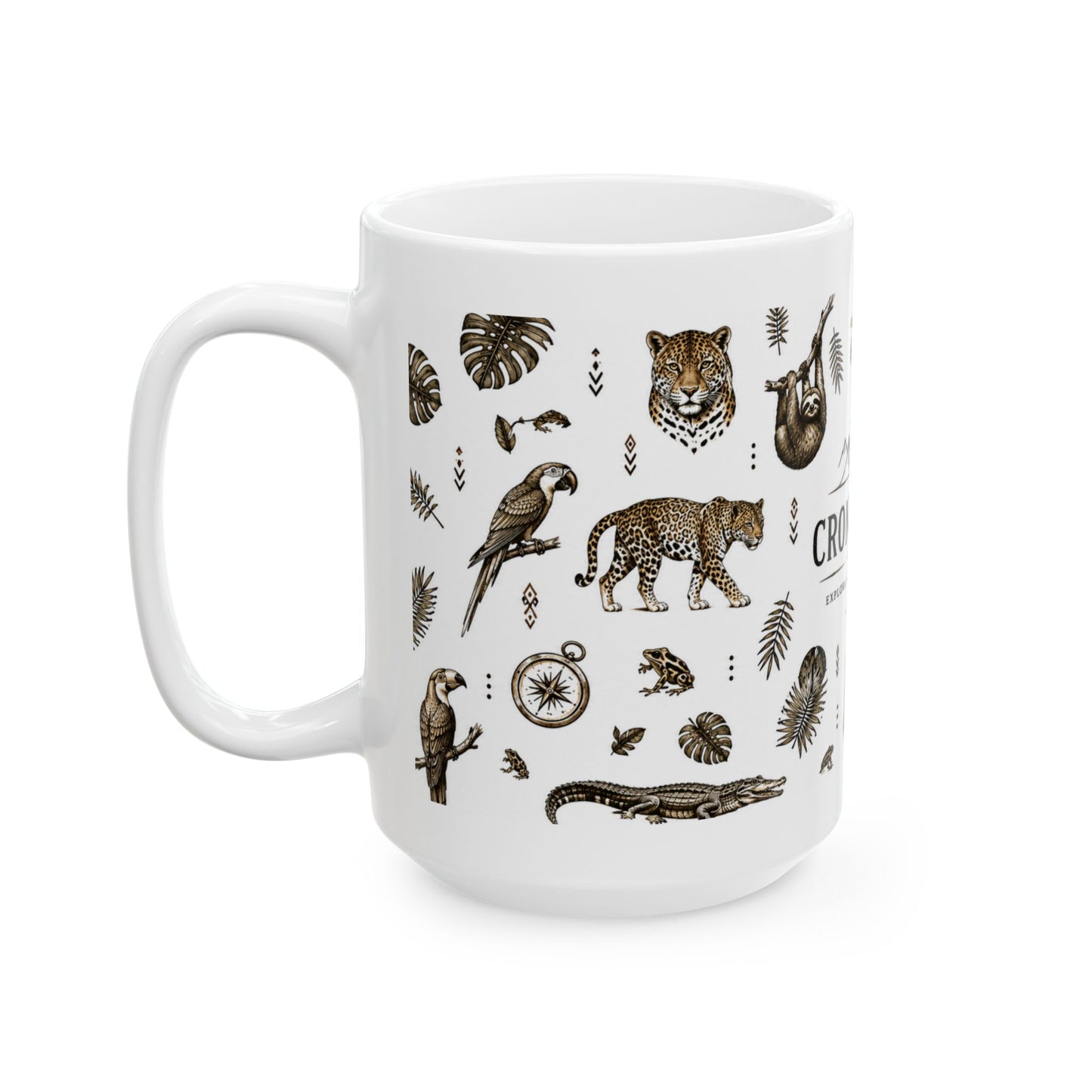 Cronotierra Jungle Heritage Mug | Wildlife, Nature & Exploration (11oz/15oz)