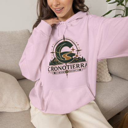Cronotierra Adventure Hoodie – Unisex Heavy Blend Logo Sweatshirt