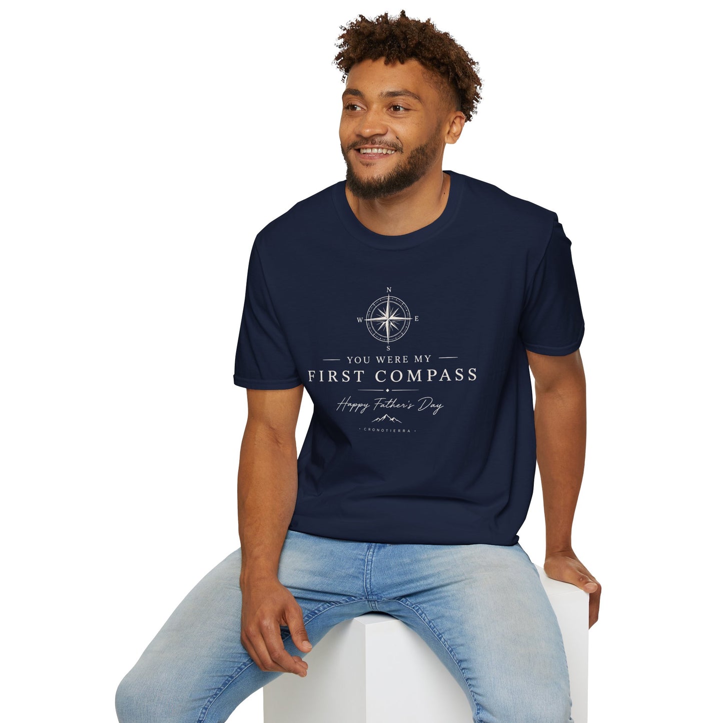 Cronotierra "You Were My First Compass" T-Shirt — Father's Day Gift Tee