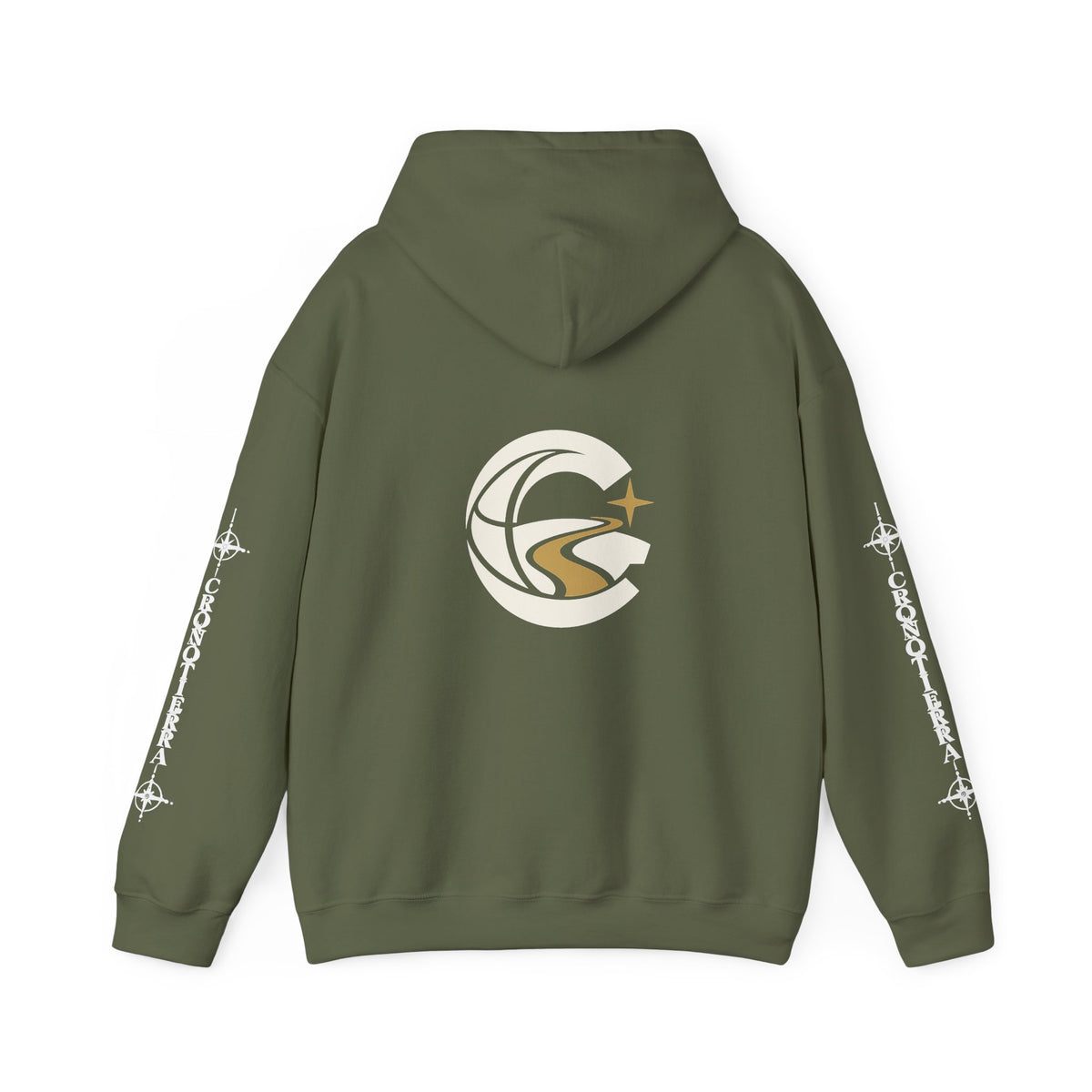 Jaguar Compass Hoodie – Cronotierra Adventure Graphic Sweatshirt