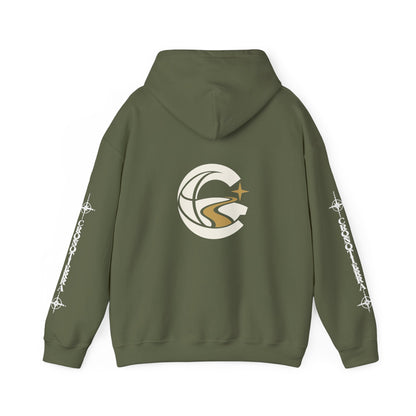 Jaguar Compass Hoodie – Cronotierra Adventure Graphic Sweatshirt