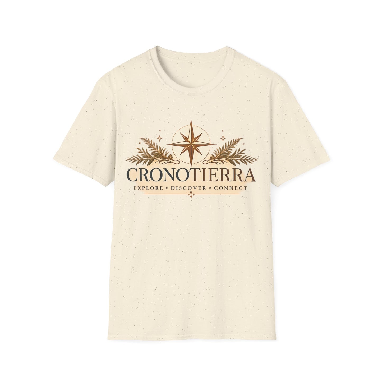 Cronotierra Compass T-Shirt — Explore • Discover • Connect