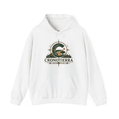 Cronotierra Adventure Hoodie – Unisex Heavy Blend Logo Sweatshirt