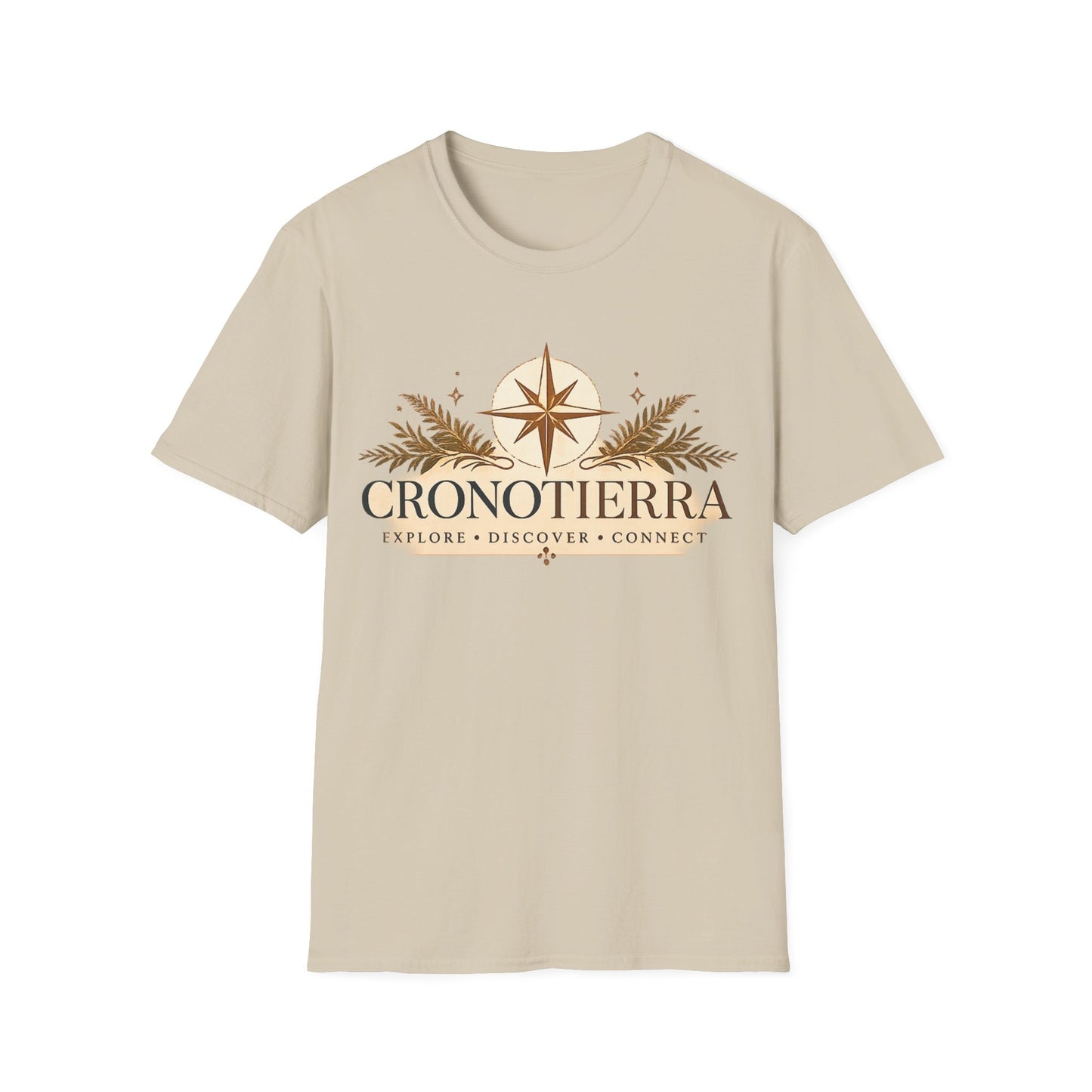 Cronotierra Compass T-Shirt — Explore • Discover • Connect