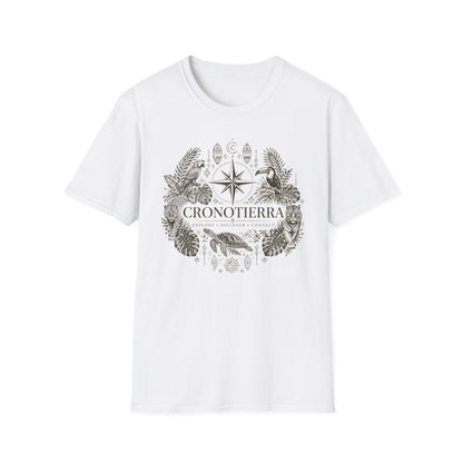 Camiseta Gráfica Cronotierra Compass — Explora, Descubre y Conecta