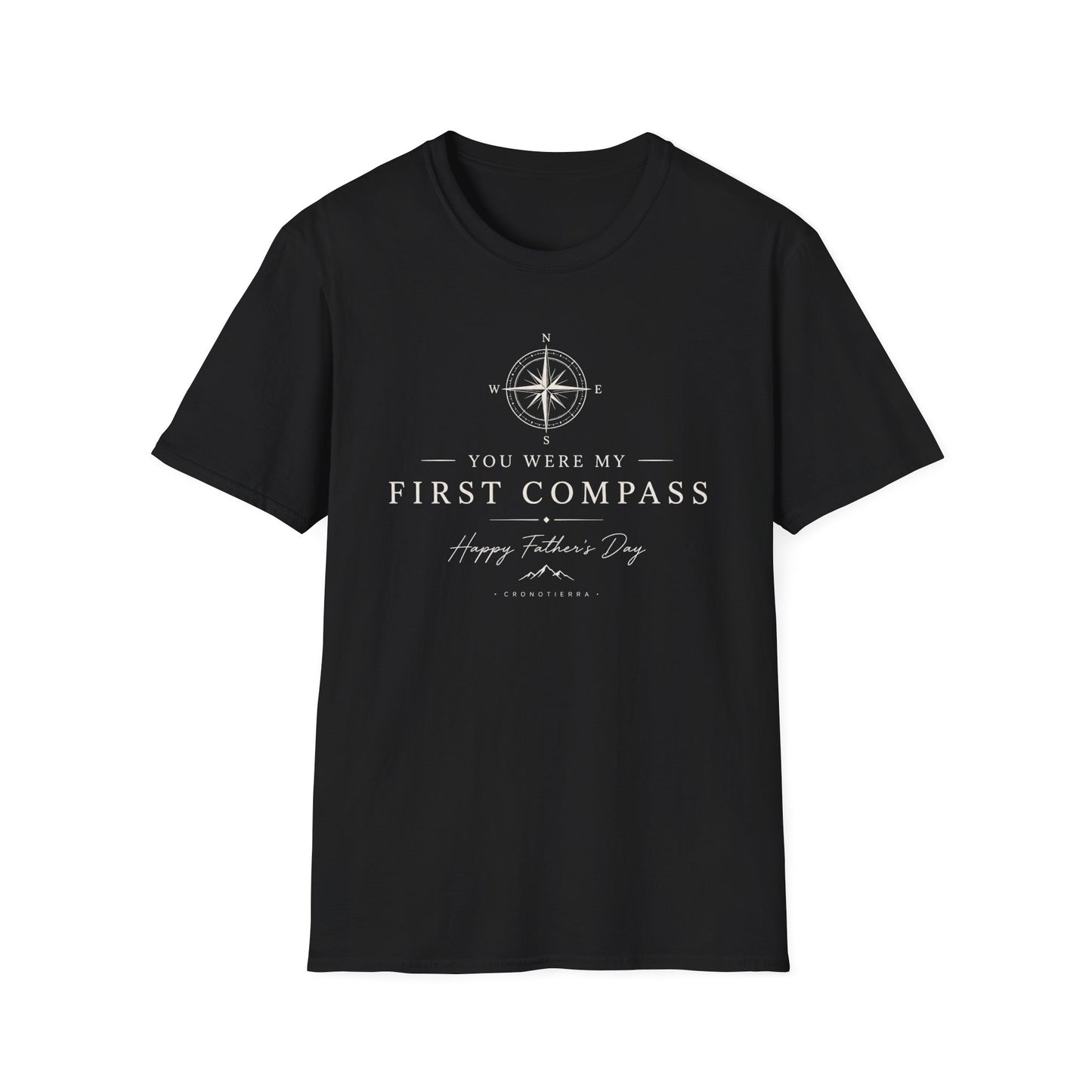 Cronotierra "You Were My First Compass" T-Shirt — Father's Day Gift Tee