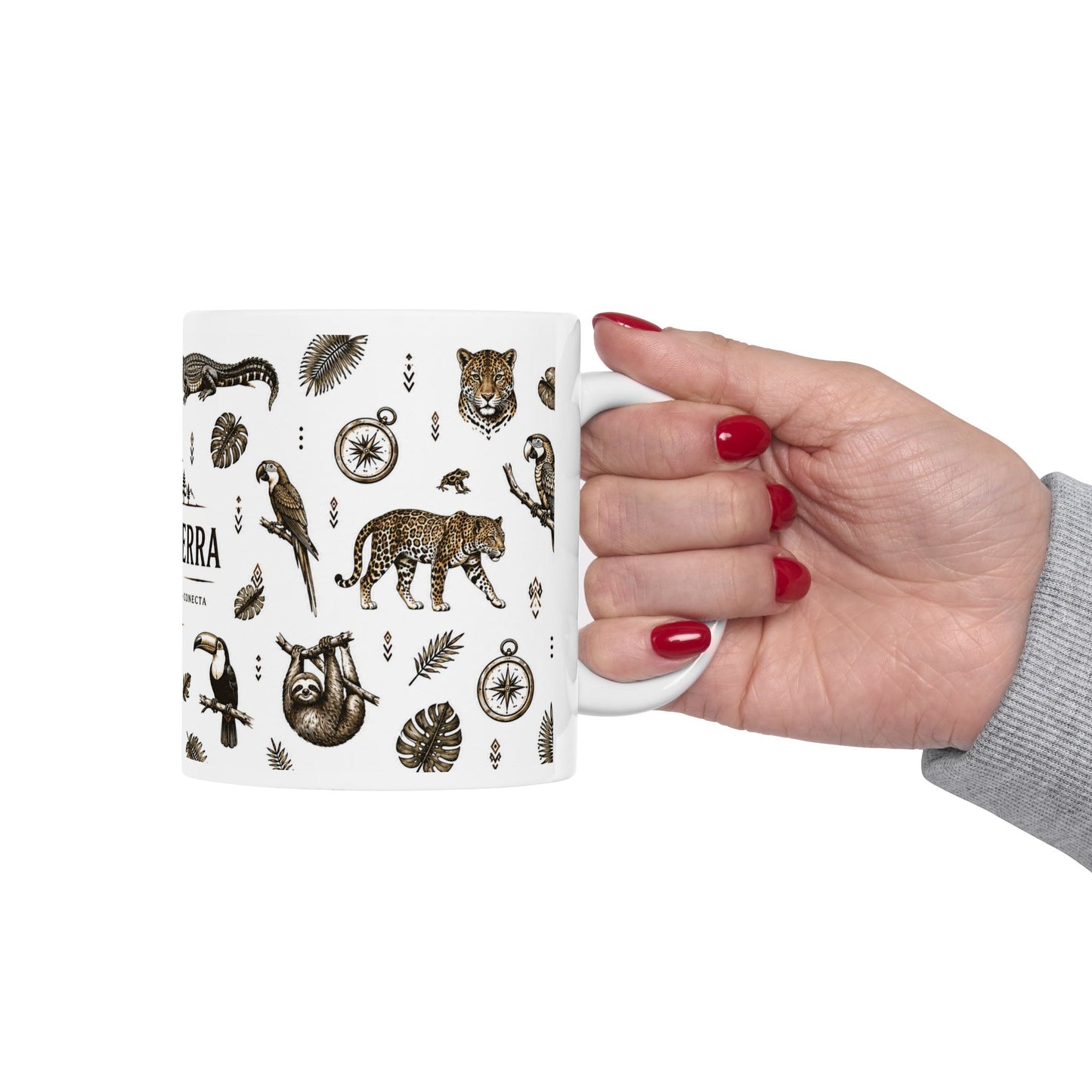 Cronotierra Jungle Heritage Mug | Wildlife, Nature & Exploration (11oz/15oz)