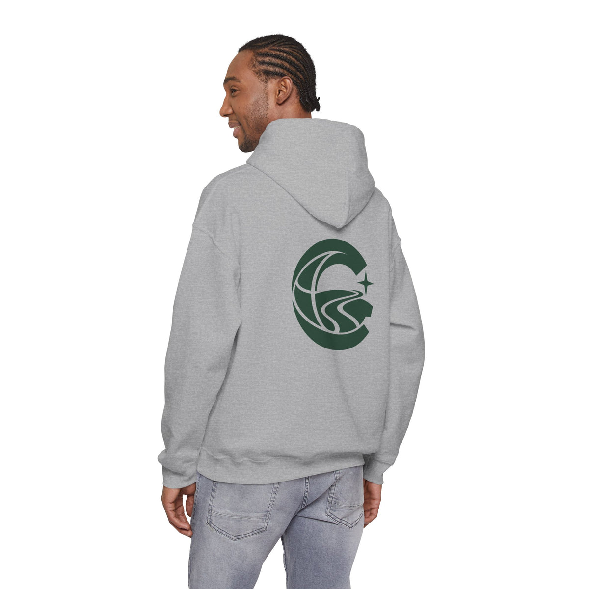 Sudadera con capucha gráfica Cronotierra Origin — Diseño inspirado en el legado