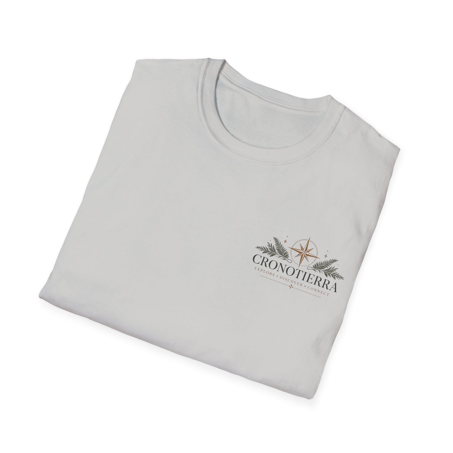 Cronotherapy Logo T‑Shirt — Minimal Sunrise Botanical Graphic Tee