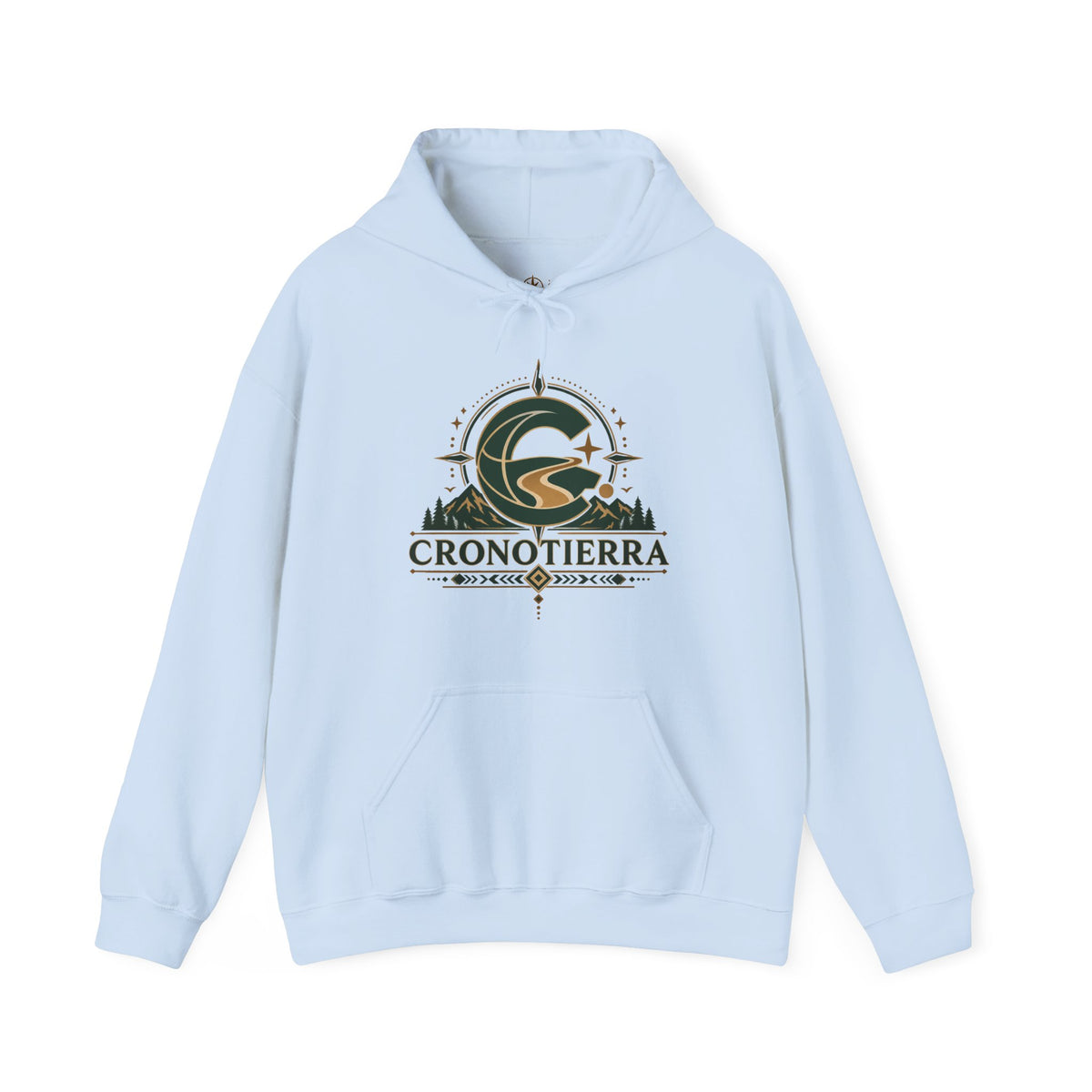 Cronotierra Adventure Hoodie – Unisex Heavy Blend Logo Sweatshirt