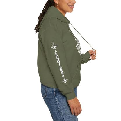 Jaguar Compass Hoodie – Cronotierra Adventure Graphic Sweatshirt