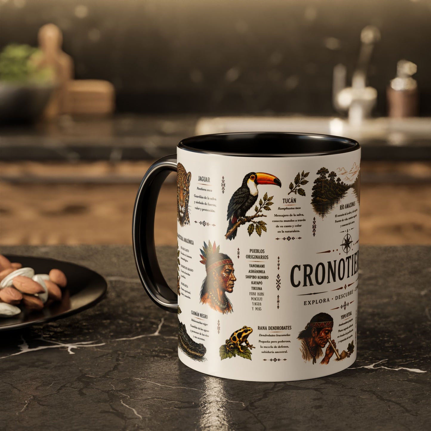 Cronotierra Amazonian Mug | Culture, Wildlife & Exploration (11oz/15oz)