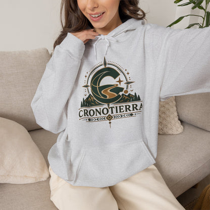 Cronotierra Adventure Hoodie – Unisex Heavy Blend Logo Sweatshirt