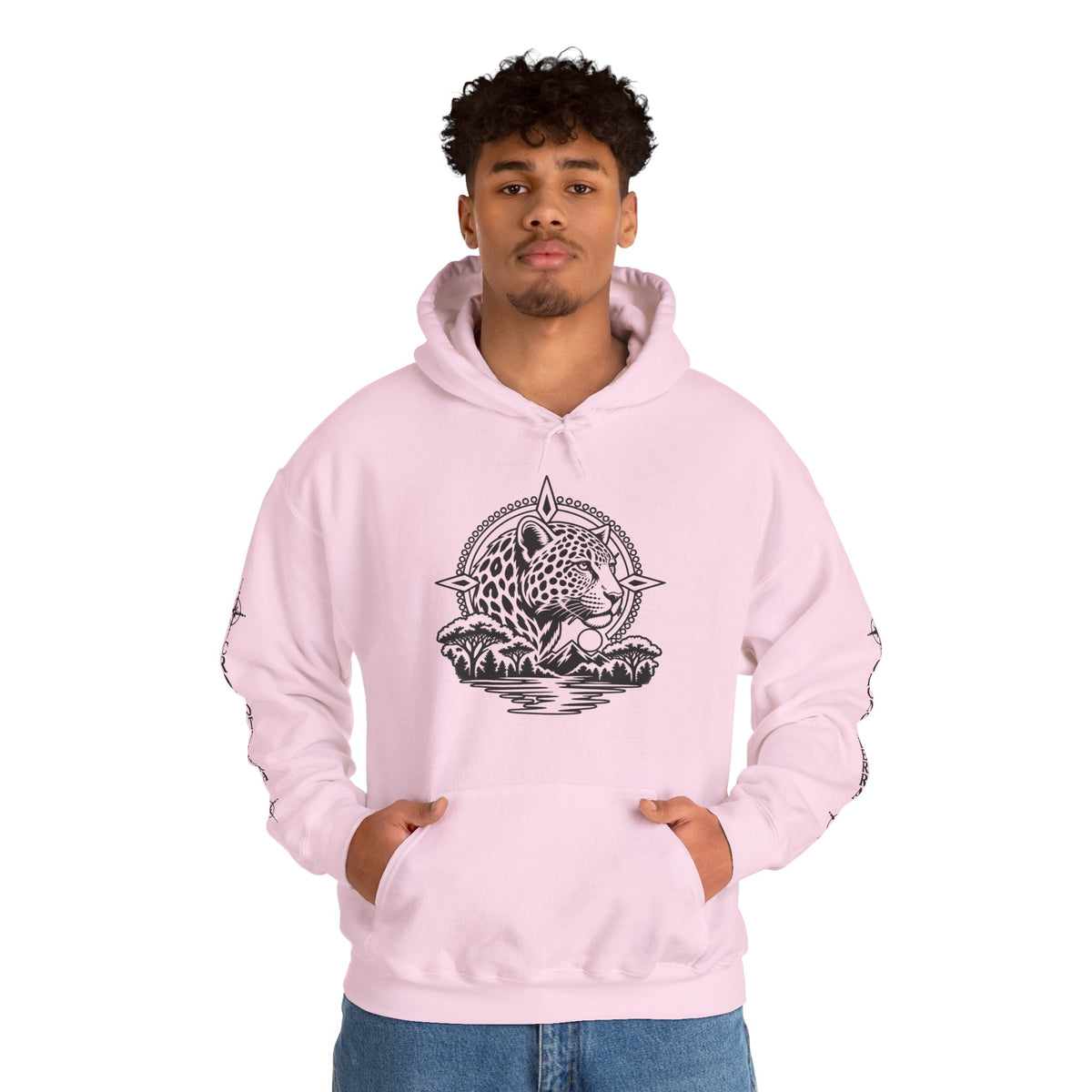 Jaguar Compass Hoodie – Cronotierra Adventure Graphic Sweatshirt