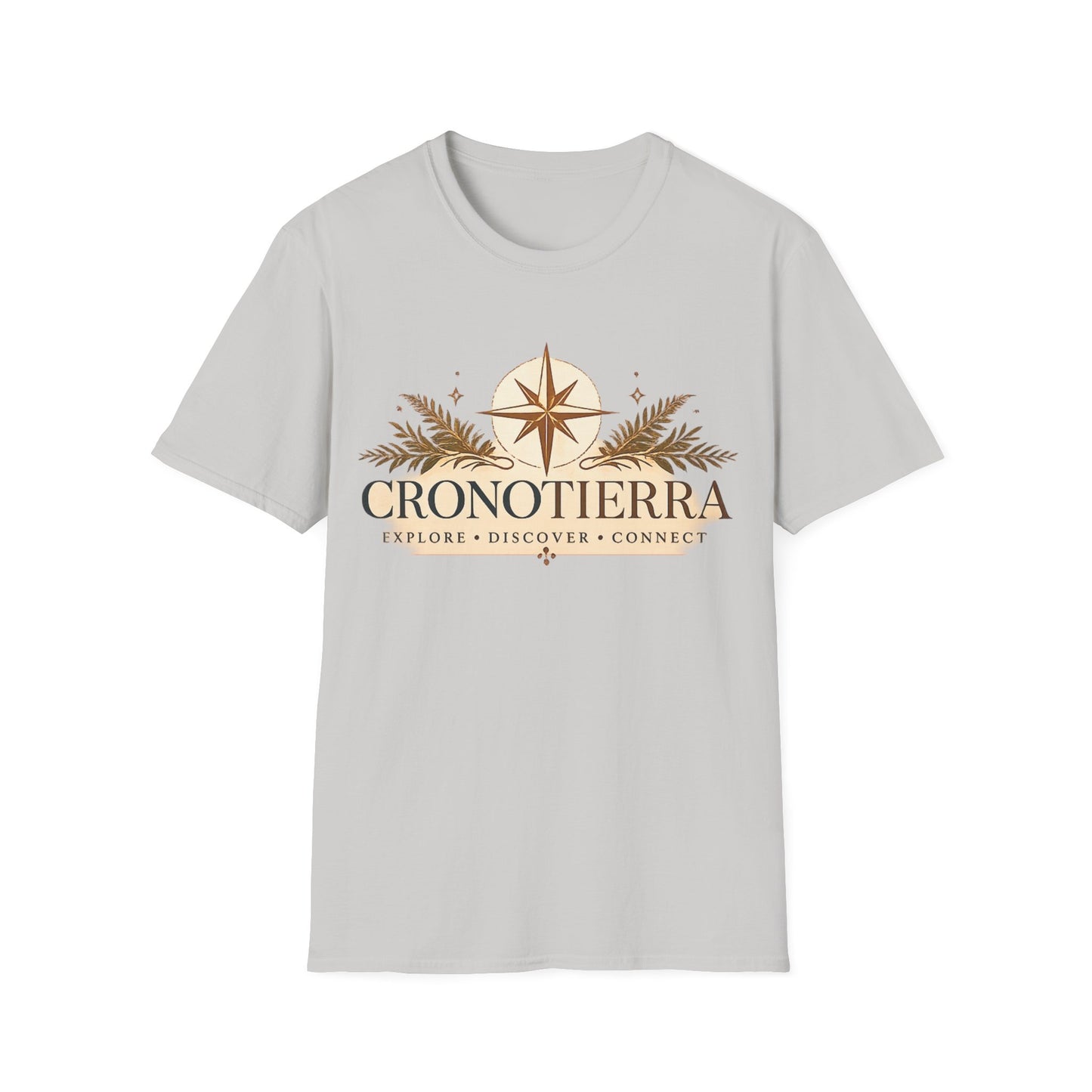 Cronotierra Compass T-Shirt — Explore • Discover • Connect