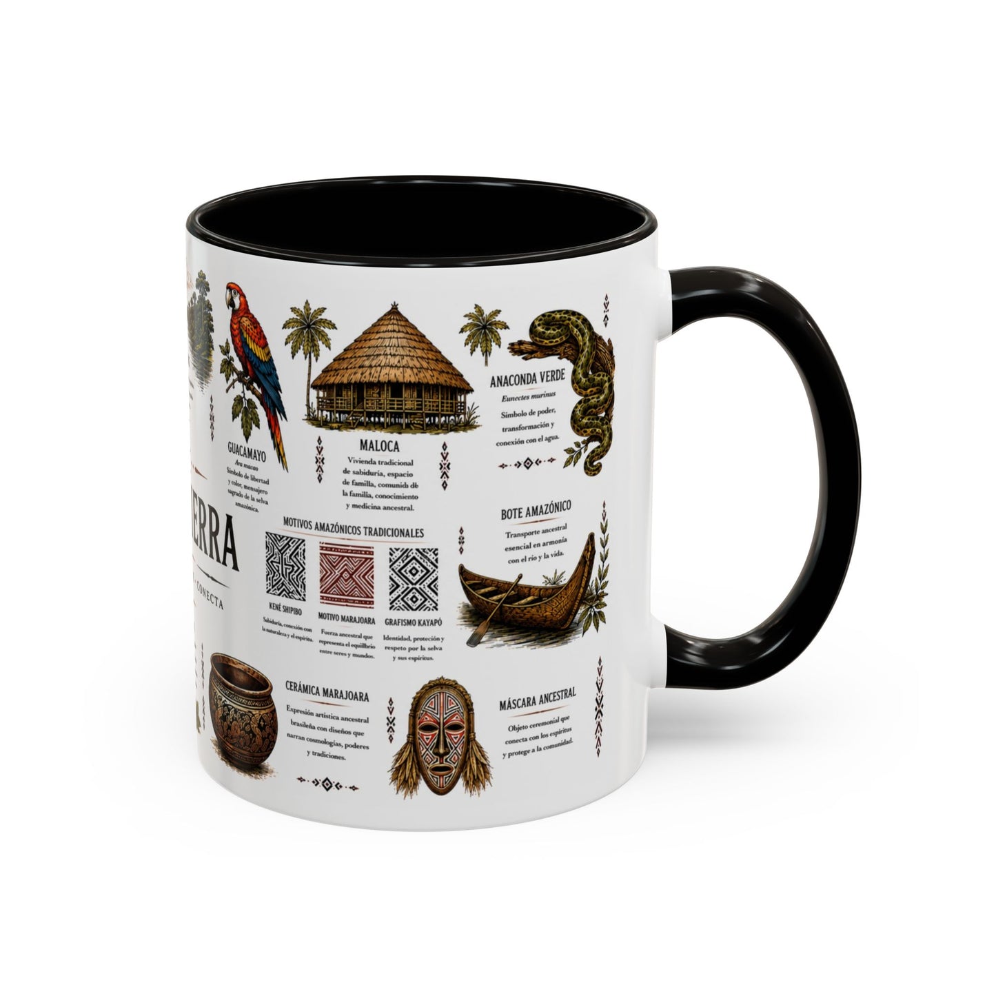 Cronotierra Amazonian Mug | Culture, Wildlife & Exploration (11oz/15oz)