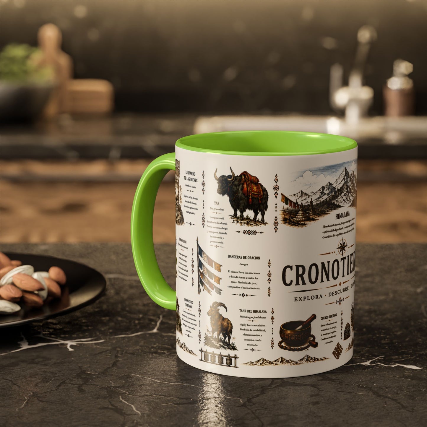 Cronotierra Himalayan Mug | Mountains, Exploration & Adventure (11oz/15oz)