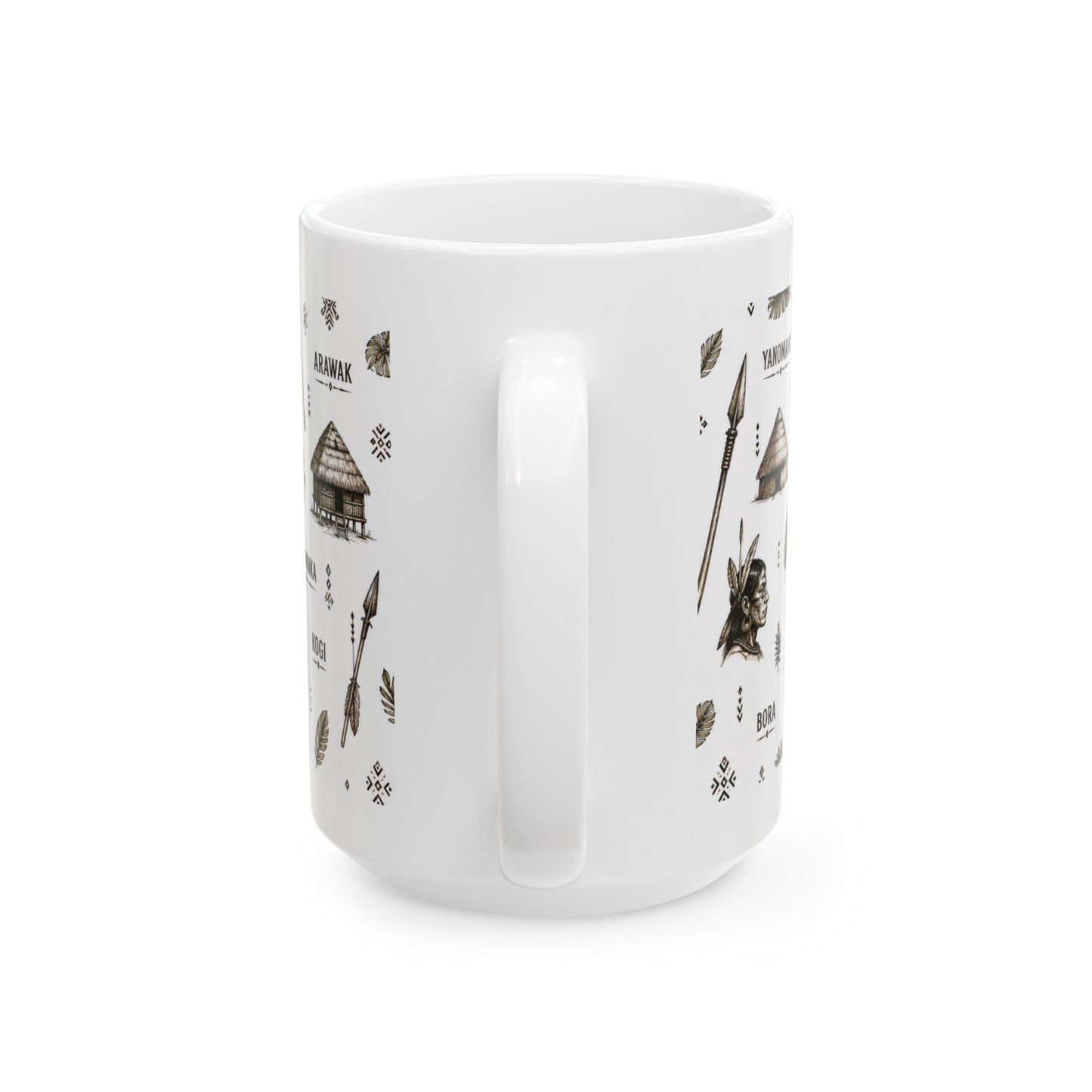Cronotierra Tribal Icons Mug | Heritage, Culture & Exploration (11oz/15oz)