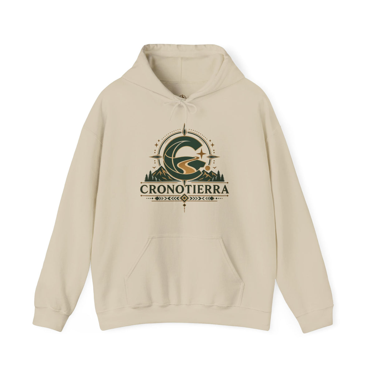 Cronotierra Adventure Hoodie – Unisex Heavy Blend Logo Sweatshirt