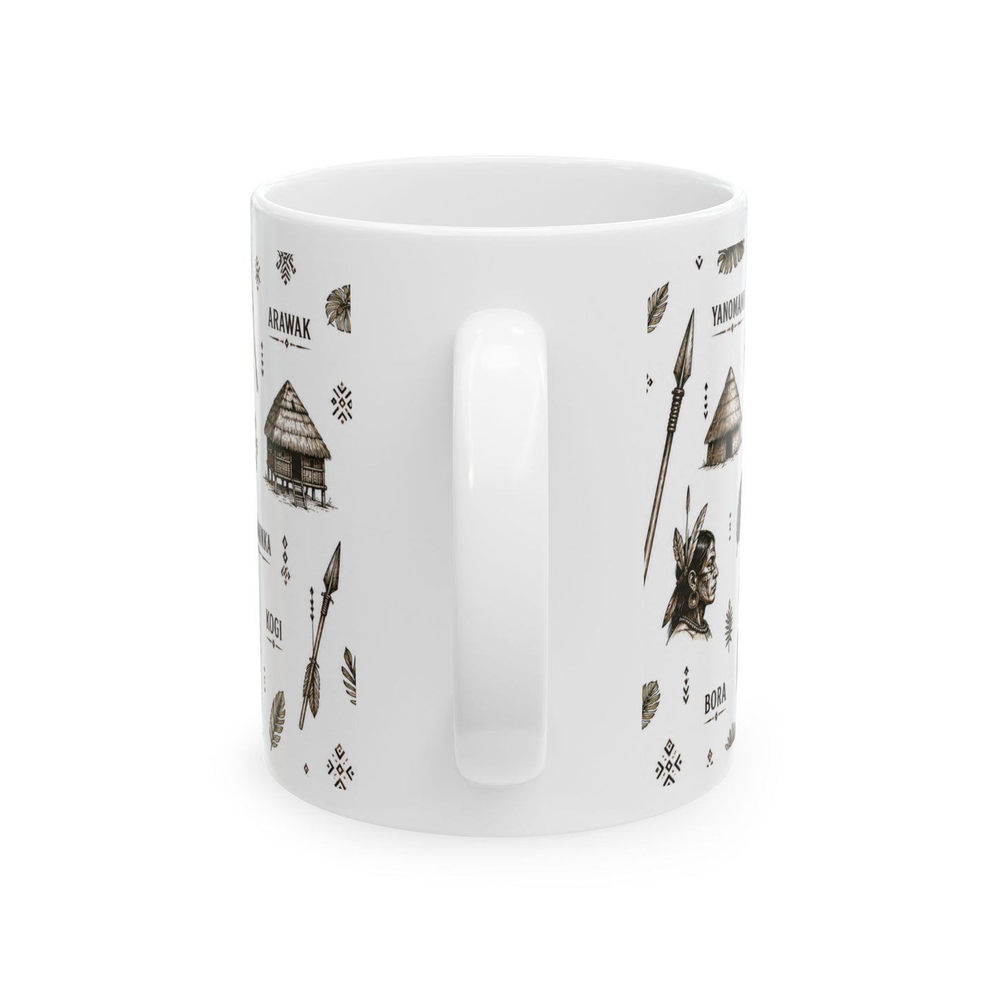 Cronotierra Tribal Icons Mug | Heritage, Culture & Exploration (11oz/15oz)
