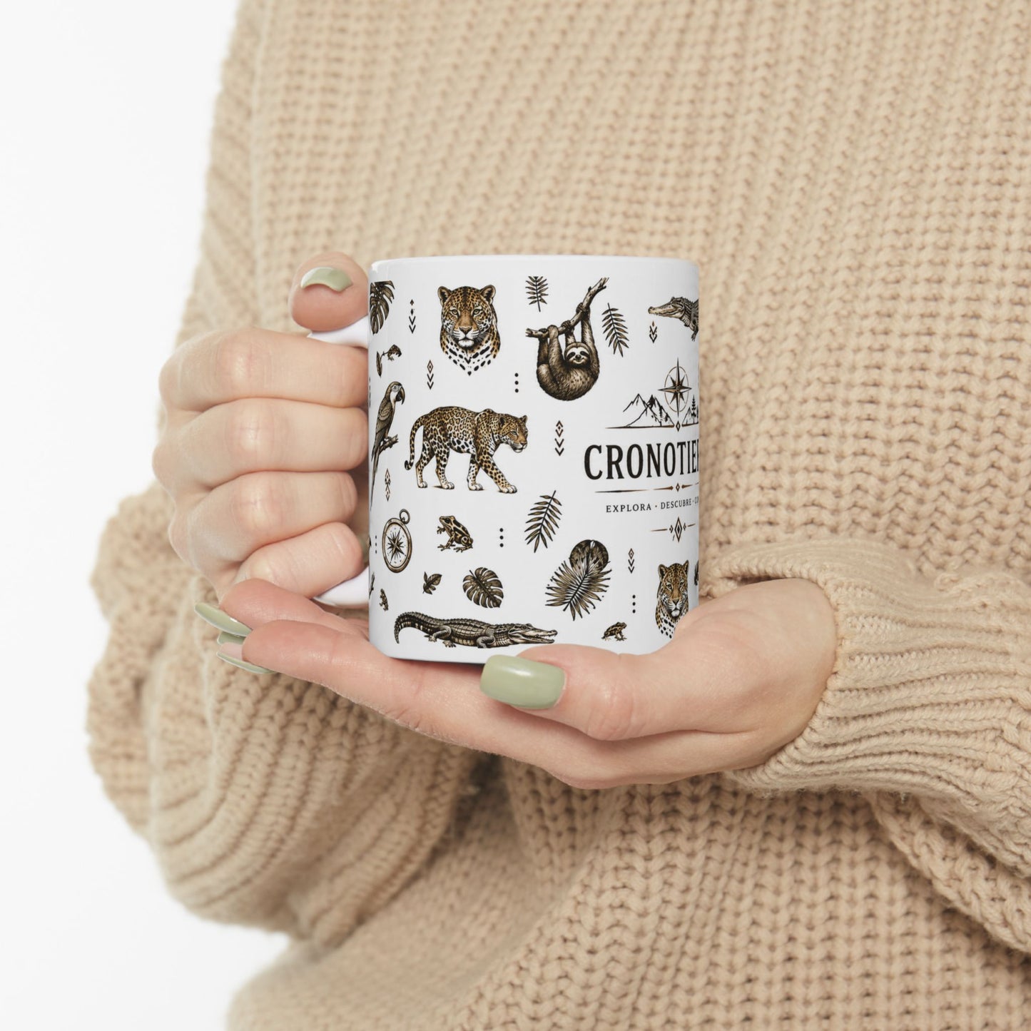 Cronotierra Jungle Heritage Mug | Wildlife, Nature & Exploration (11oz/15oz)
