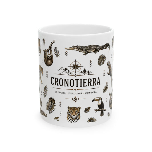 Cronotierra Jungle Heritage Mug | Wildlife, Nature & Exploration (11oz/15oz)