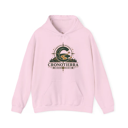 Cronotierra Adventure Hoodie – Unisex Heavy Blend Logo Sweatshirt
