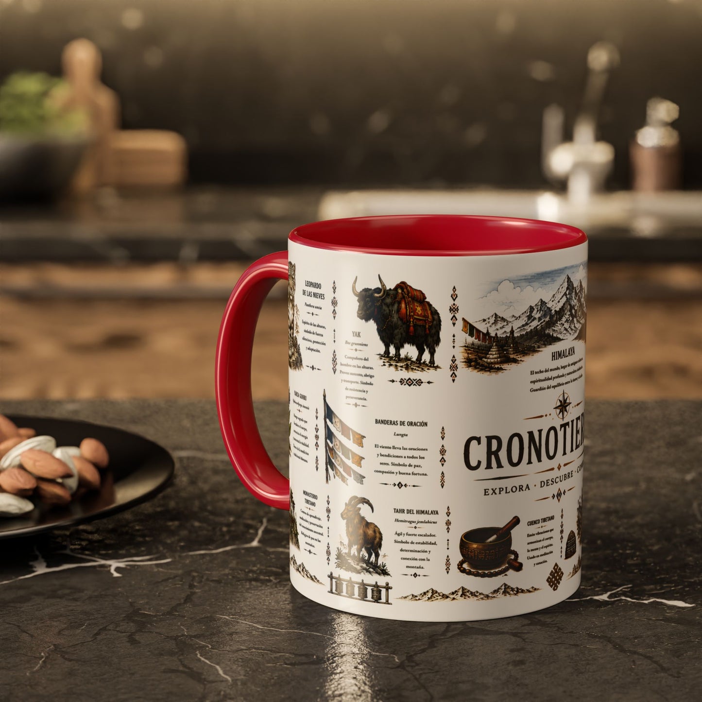 Cronotierra Himalayan Mug | Mountains, Exploration & Adventure (11oz/15oz)