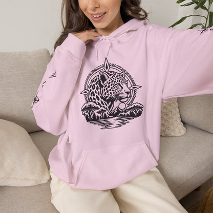 Jaguar Compass Hoodie – Cronotierra Adventure Graphic Sweatshirt