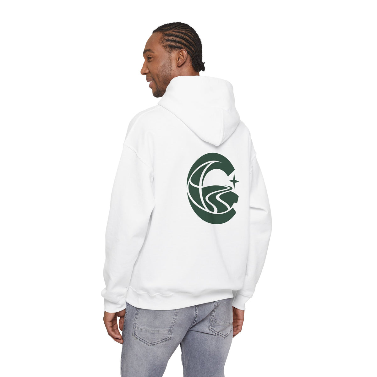 Sudadera con capucha gráfica Cronotierra Origin — Diseño inspirado en el legado