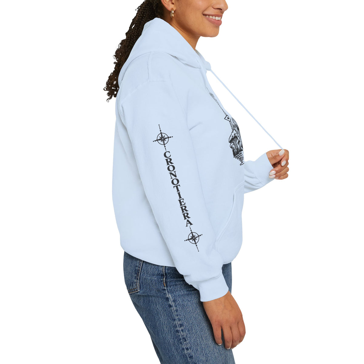 Jaguar Compass Hoodie – Cronotierra Adventure Graphic Sweatshirt