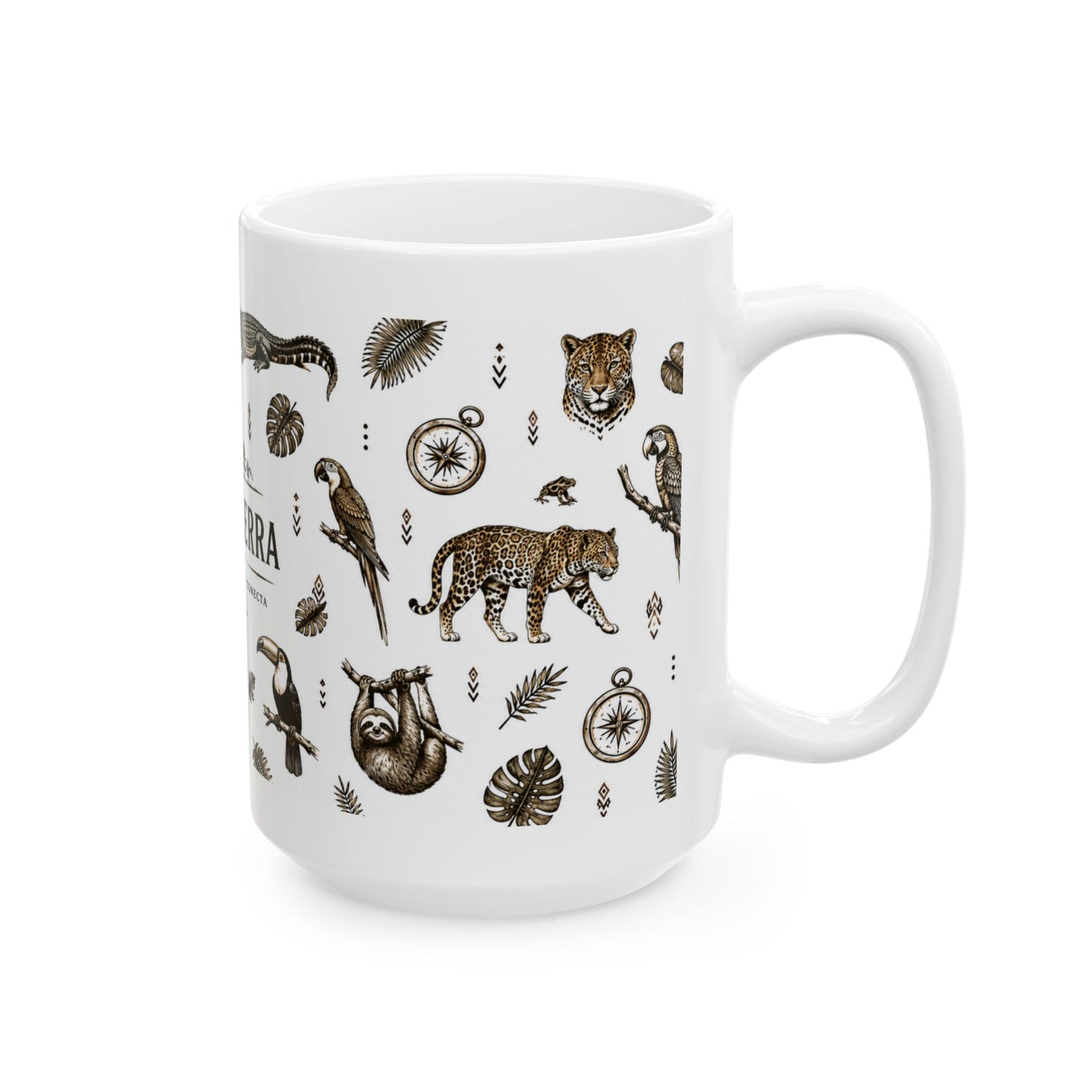Cronotierra Jungle Heritage Mug | Wildlife, Nature & Exploration (11oz/15oz)