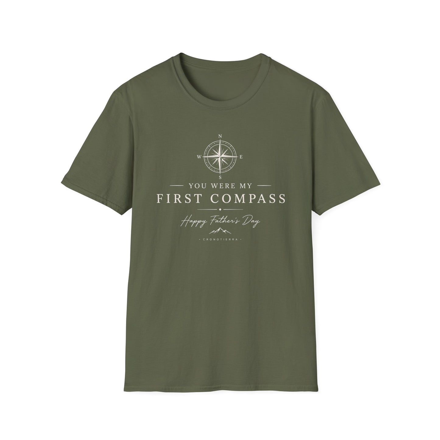 Cronotierra "You Were My First Compass" T-Shirt — Father's Day Gift Tee