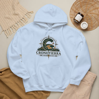 Cronotierra Adventure Hoodie – Unisex Heavy Blend Logo Sweatshirt