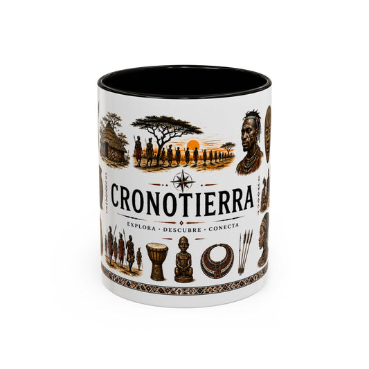 Cronotierra African Heritage Mug | Culture, Tradition & Exploration (11oz/15oz)