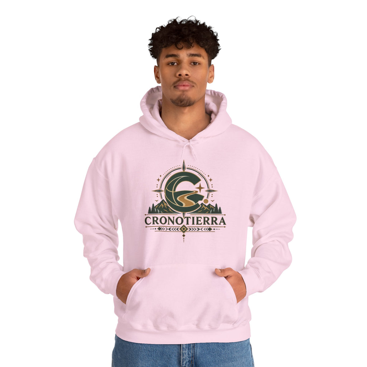 Cronotierra Adventure Hoodie – Unisex Heavy Blend Logo Sweatshirt