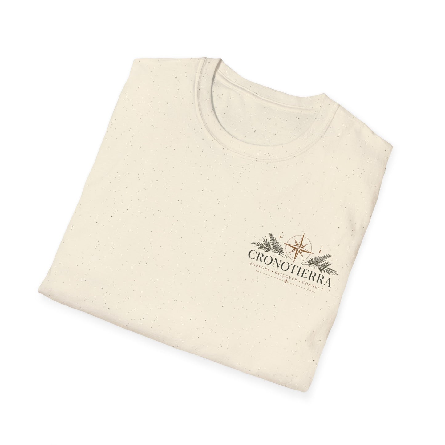 Cronotherapy Logo T‑Shirt — Minimal Sunrise Botanical Graphic Tee